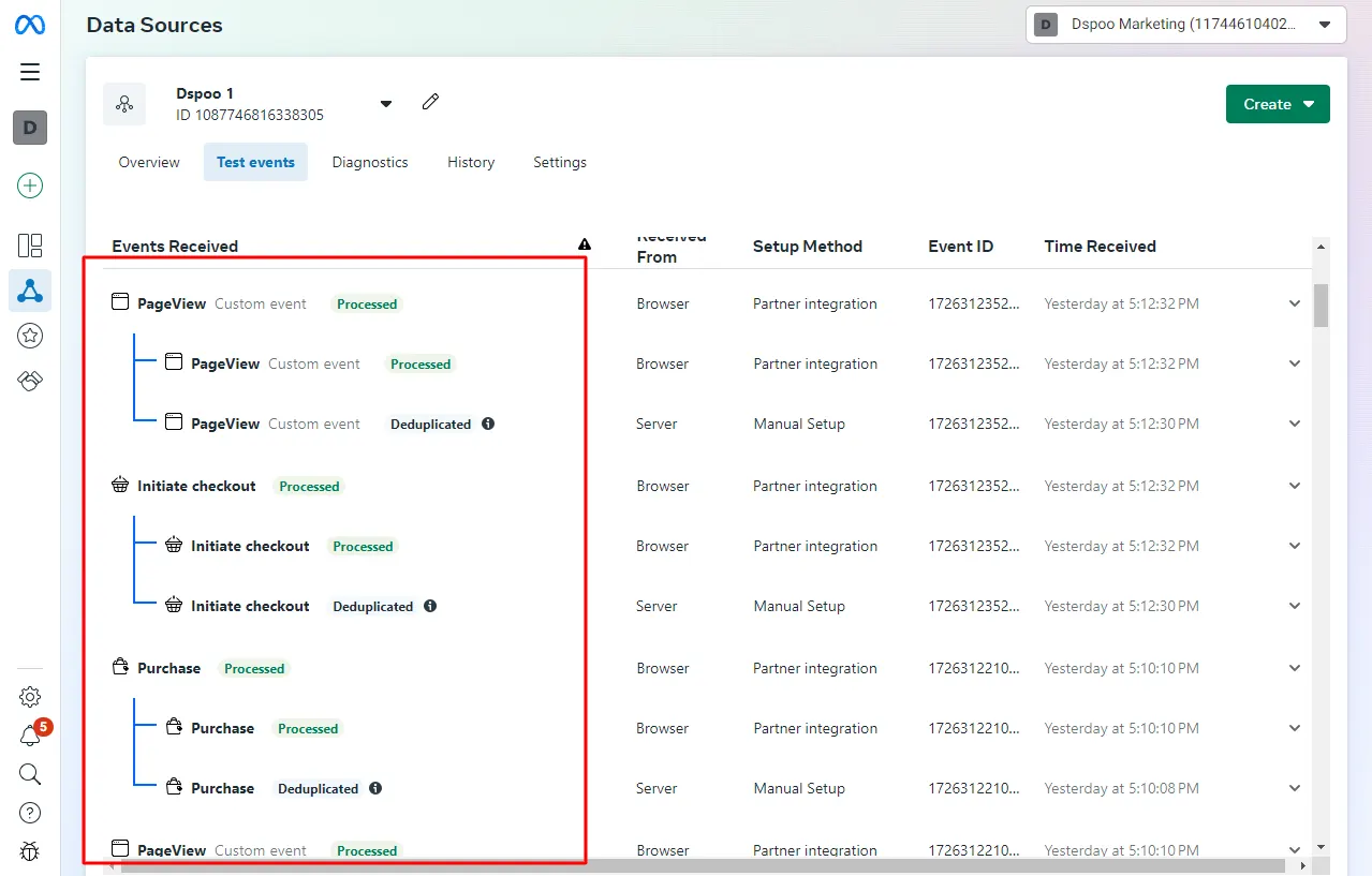 Deduplication ok